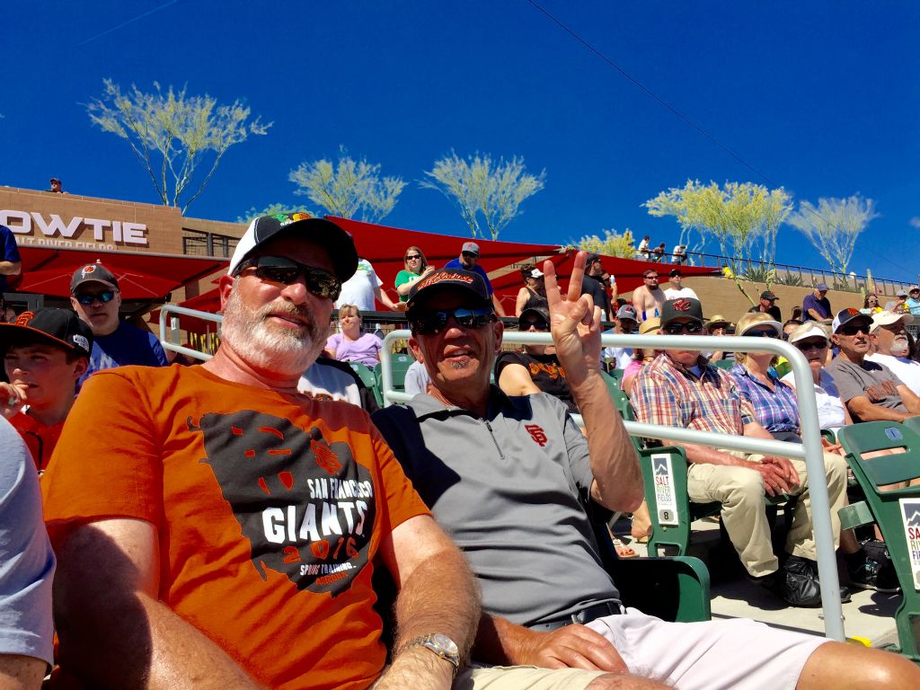 At the Giant's game on Sunday at Talking Stick